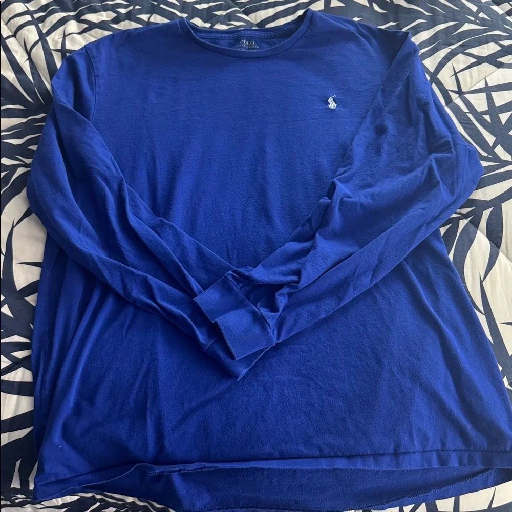 Polo by Ralph Lauren Men's Royal Blue Tee. Xl - Picture 1 of 3